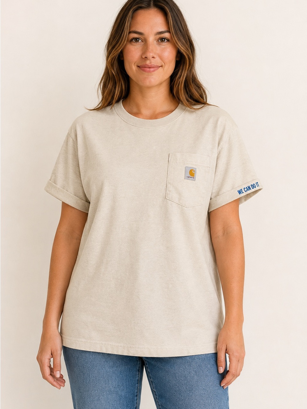 Carhartt Women’s Rosie We Can Do It Graphic Pocket Tee Large